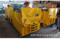 陜西國外客戶定制的斬波調(diào)速CJY10噸架線式湘潭電機車發(fā)貨